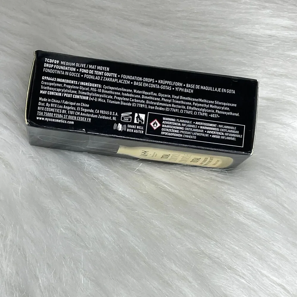 NYX‎ Total Control Drop Foundation TCDF09 Medium Olive Face Make Up